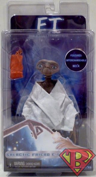 E.  T.  The Extra - Terrestrial (galactic Friend) 4 " Inch Figure Series 1 Neca 2012