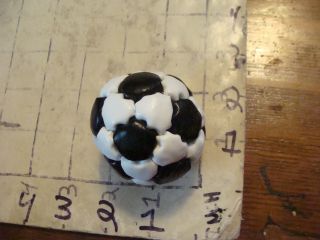 Vintage Hacky Sack - Soccer Ball Style,  Black And White,  Unbranded,  A Bit Bigger