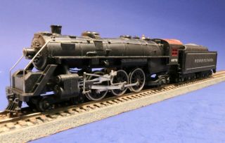 Mantua Ho Scale Prr Pennsylvania Rr 4 - 6 - 2 Steam Engine & Tender 4073