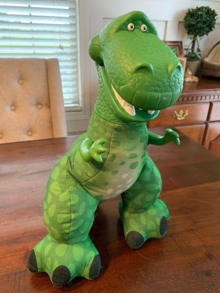 Disney Toy Story 3 Big Roaring Rex 15” Plush Dino Fisher Price Disney Pixar