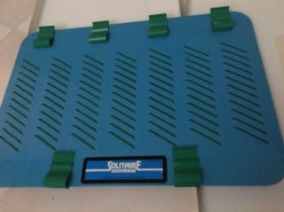 SOLITAIRE EVERYWHERE Collectible Vintage 1982 Portable Card Holder for Solitaire 3