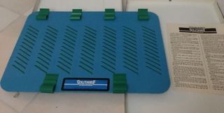 SOLITAIRE EVERYWHERE Collectible Vintage 1982 Portable Card Holder for Solitaire 6