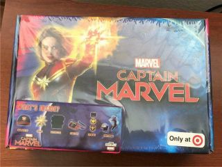 Captain Marvel Collector Box Culture Fly,  Target Exclusive 6 Items,