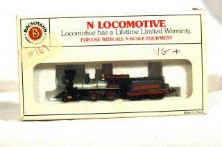 Bachmann N - Scale American 4 - 4 - 0 - Steam Locomotive/engine Jupiter 51174 Nrfb
