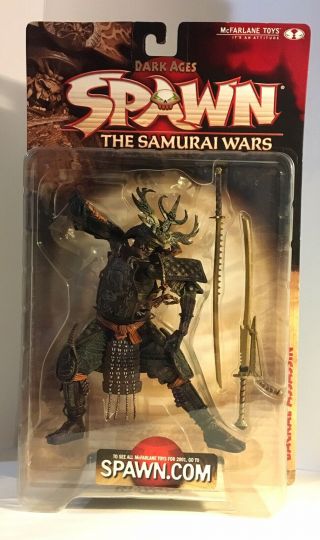 Mcfarlane 2001 Spawn Dark Ages Samurai Wars Series 19 Jackal Assassin Figure Mib