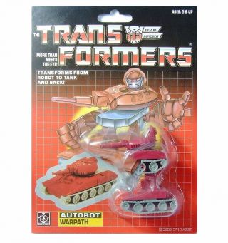 Transformer G1 Mini Warrior Warpath Reissue Gift