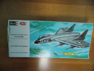 Vintage Revell/lodela Chance/vought F7u - 3 Cutlass In 1/59th Scale Kit H - 171