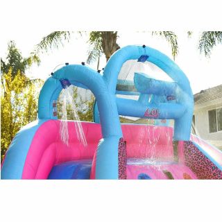 L.  O.  L.  Surprise Inflatable River Race Water Slide with Blower 5