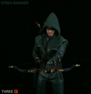 Threeq 1/6th Cities Ranger Tq1001 Dc Comics Hero Green Arrow Male Figure Toy