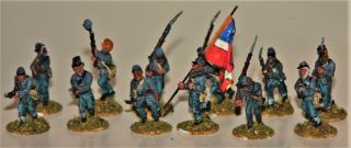 28mm Acw Confederate Regulars Line Infantry Regiment