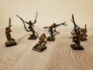 Warhammer Fantasy Age Of Sigmar Painted Wood Elves Wardancers
