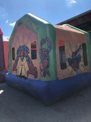 Commercial Inflatable Spider Man Bounce House 2