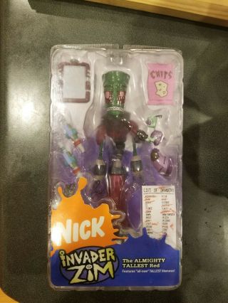 Invader Zim Palisades Tallest Red Action Figure Hot Topic Exclusive Nick 2005