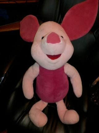 Jumbo Disney Piglet Winnie The Pooh Plush 25 " Mattel Stuffed Animal.