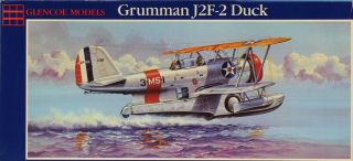 Glencoe Models 1:48 Grumman J2f - 2 Duck Plastic Aircraft Model Kit 04101u
