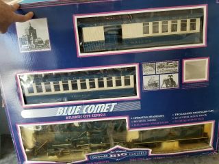 Bachman Blue Comet Train Set,  4 - 6 - 0 Steam Engine Track And Power Supply.