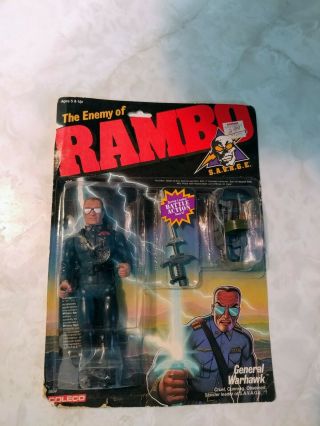 Rambo - S.  A.  V.  A.  G.  E.  - The Enemy Of Rambo - General Warhawk Figure -