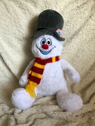 Hallmark 17 " Talking Plush Huggable Frosty The Snowman (needs Batteries)