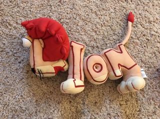 Pbs Word World Magnetic Animal Plush Lion Pull Apart Letters Tv Show Euc P1