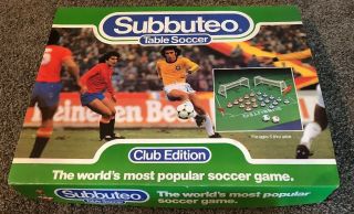 Subbuteo Table Soccer Club Edition Complete 1981 Nib