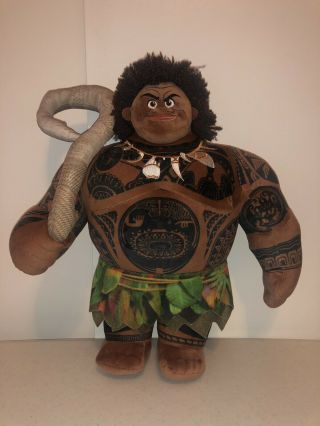 Disney Authentic Moana Maui Plush Doll Toy 18”