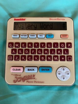 Franklin Official Scrabble Players Electronic Dictionary Handheld GREAT  3