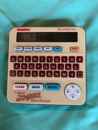 Franklin Official Scrabble Players Electronic Dictionary Handheld GREAT  4