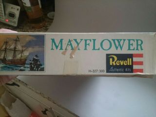 Revell Mayflower plastic ship model 4