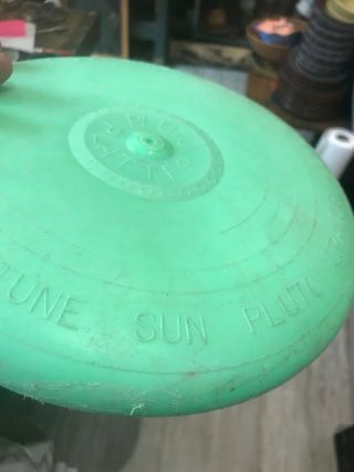 Vintage Wham - o Frisbee Pluto Platter Green 8