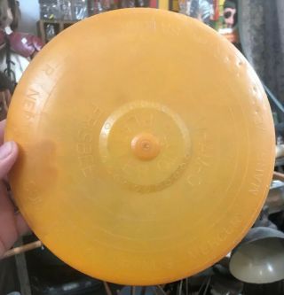 Wham - O Frisbee Pluto Platter Style 3 Scarce Apricot Color
