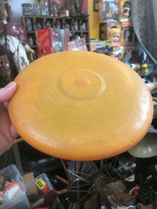 Wham - o Frisbee Pluto Platter Style 3 Scarce Apricot Color 2