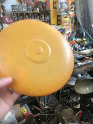 Wham - o Frisbee Pluto Platter Style 3 Scarce Apricot Color 3