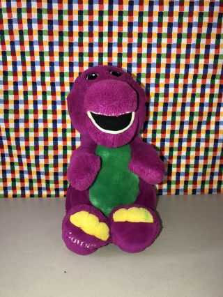 Vintage 1992 Barney The Purple Dinosaur 14 " Plush Stuffed Animal Toy