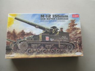 Kit Blowout Academy 1/35 Us M12 Self Propelled Gun Ready To Build L@@k