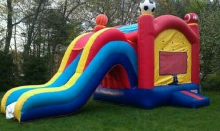Commercial Inflatable Sports Combo Bounce House 2