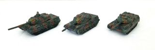 3 Team Yankee West German Leopard I Tanks Painted Resin 15mm