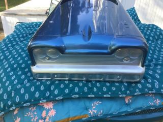 Rare Pedal Car All metal With Tail Fins 8