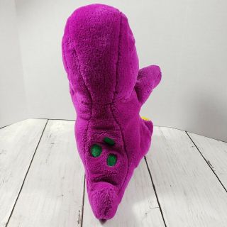 Vtg Singing Barney Plush Stuffed Toy Doll I Love You Song 11 Inch Purple Dino 4