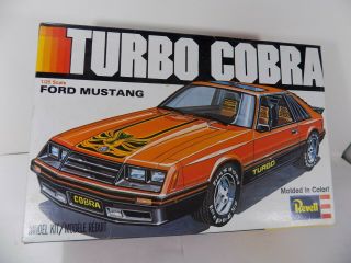 Vintage Revell 1979 79 Turbo Cobra Ford Mustang 1/25 7200 Built Decals Box Model