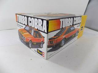 Vintage REVELL 1979 79 TURBO COBRA FORD MUSTANG 1/25 7200 BUILT Decals Box Model 2