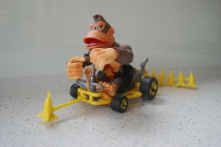 Nintendo 64 Mario Kart 64 Pull Back Action Figure Toy Biz 1999 - Donkey Kong