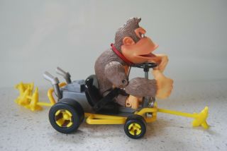 Nintendo 64 Mario Kart 64 pull back Action Figure Toy Biz 1999 - Donkey Kong 3