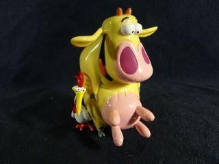 Rare Cow And Chicken Clamshell Portrait Playset From Cartoon Network