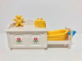 Playmobil 5300 Victorian Mansion 5313 Nursery - Baby Changing Table & Tub