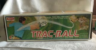 Vintage 1975 Wham - O Trac - Ball Racquet Game