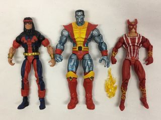 Marvel Universe 3.  75 " X - Men - Thunderbird,  Colossus,  & Sunfire Action Figures