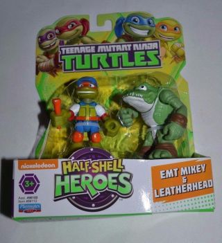 Teenage Mutant Ninja Turtles Half Shell Heroes Emt Mikey & Leatherhead