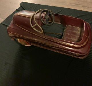 Vintage 1950’s Murray Comet V12 Full Size Pedal Car Paint Exc Nr