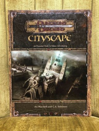 Dungeons And Dragons Cityscape Book Vg