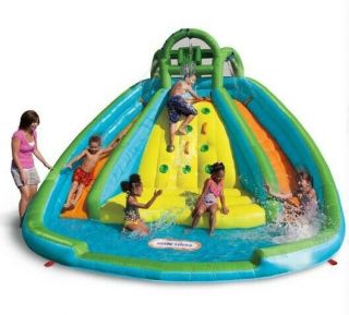 Little Tikes Rocky Mountain River Race Inflatable Slide Bouncer -,  Open Box